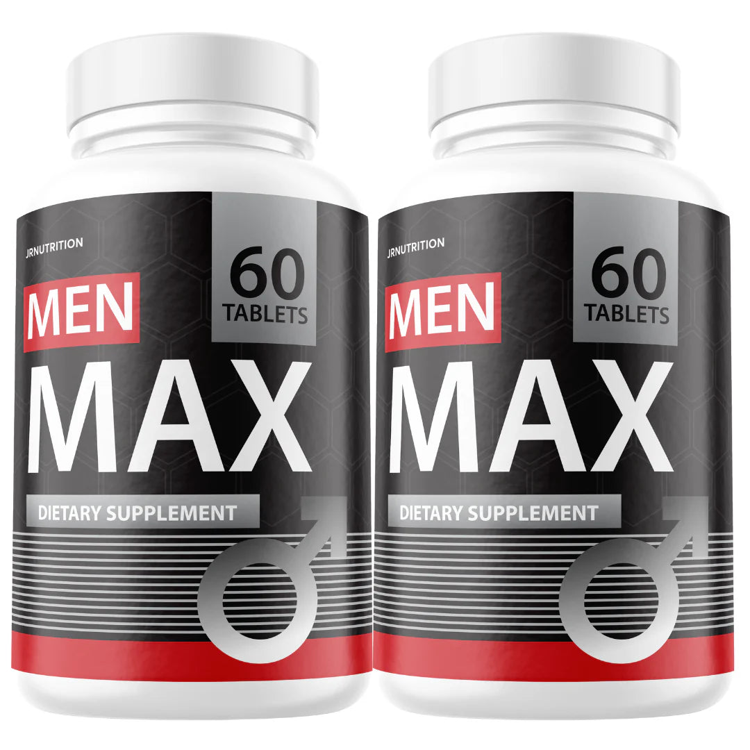 Men Max Enhancement Pills Performance & Drive 2 Bottles B574546