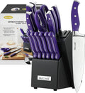 15 Pieces German Stainless Steel Kitchen Knife Block Set F146239