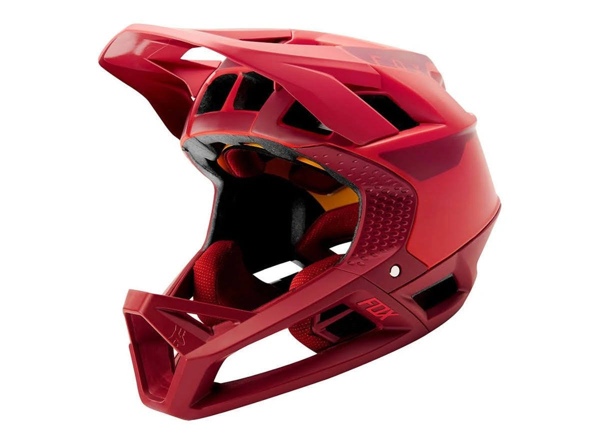 Bright Red Fox Racing Proframe Helmet X6441