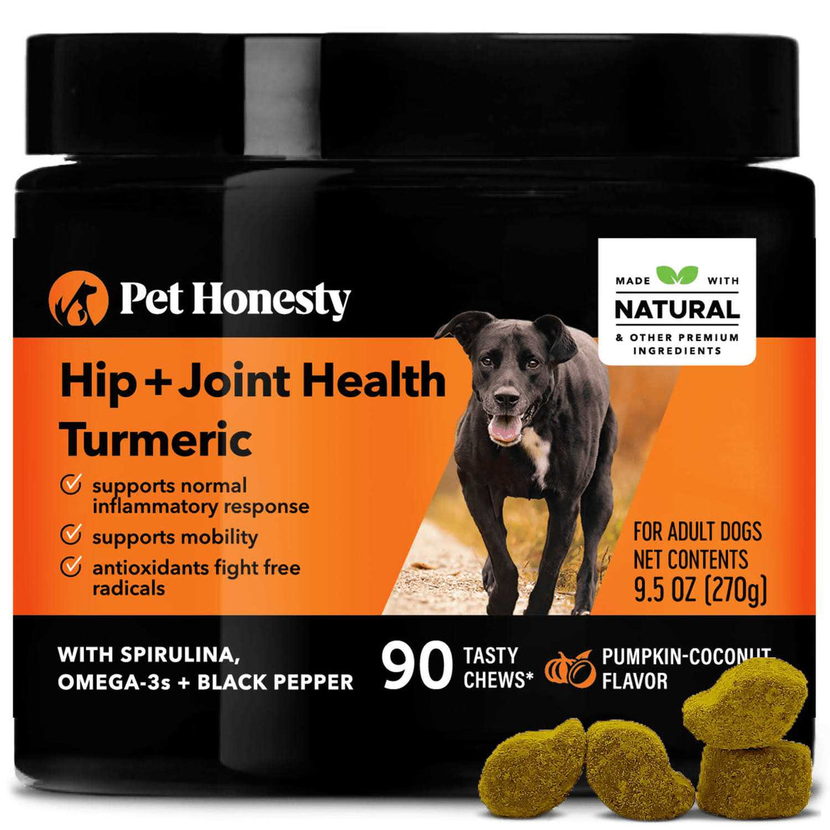 Dog Hip + Joint Health Turmeric Chews F5154