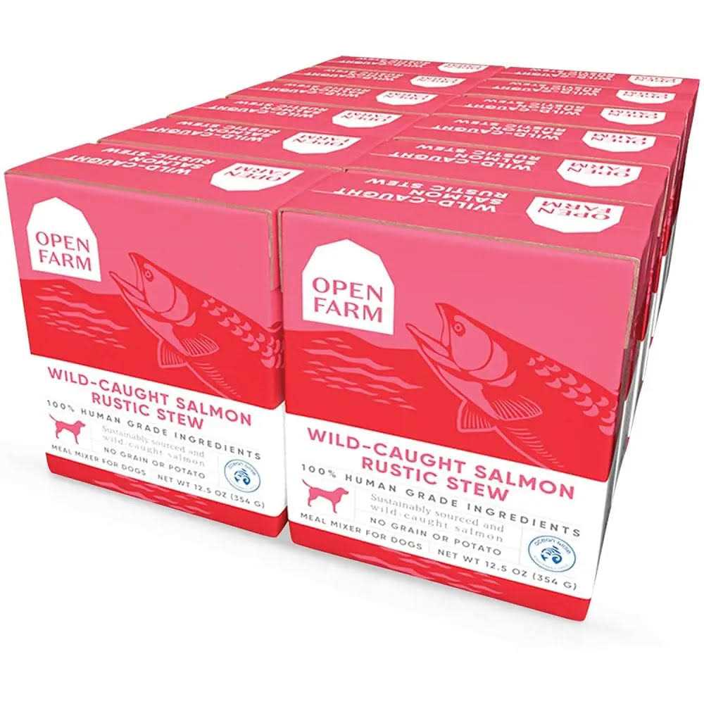 Wild-Caught Salmon Rustic Stew Dog Food V34762