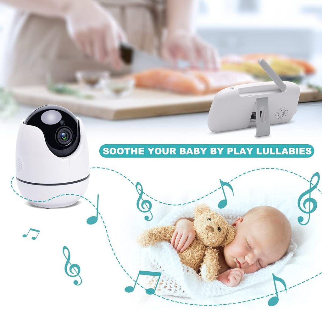 720P HD Video Baby Monitor with Camera and Audio and 5.5 Display C82172