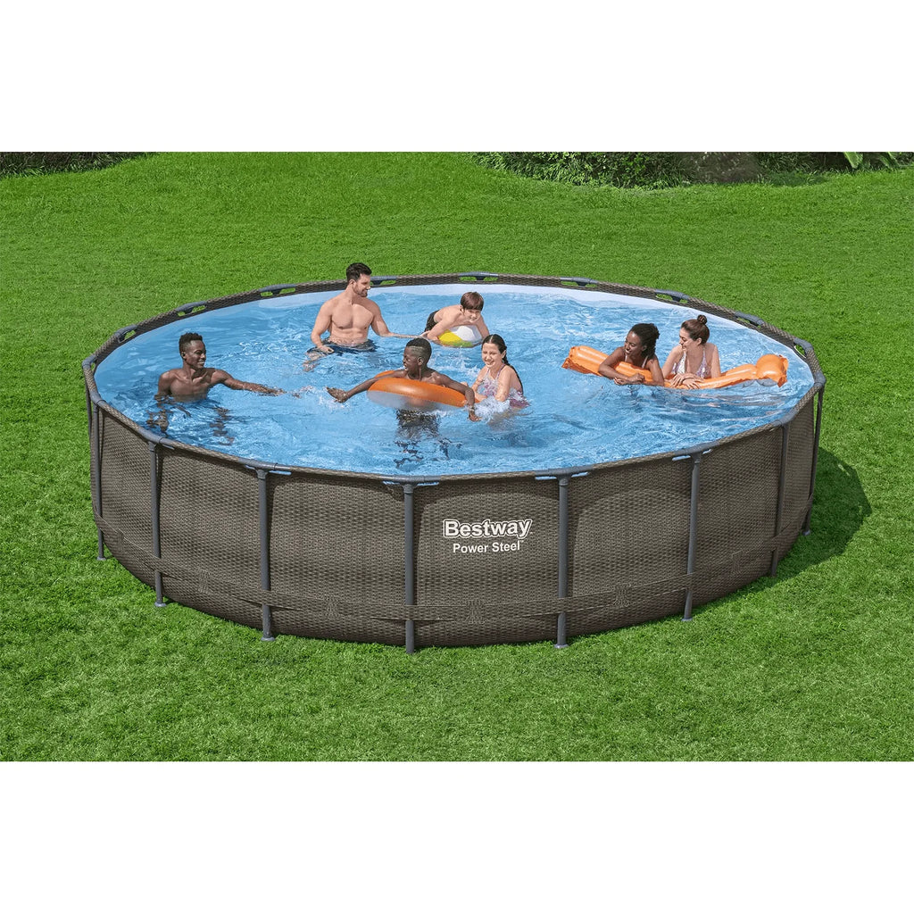 18 x 48 Round Above Ground Pool Set Z19303
