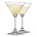 Crystal Stemmed Martini Glasses Set of 2 H356650