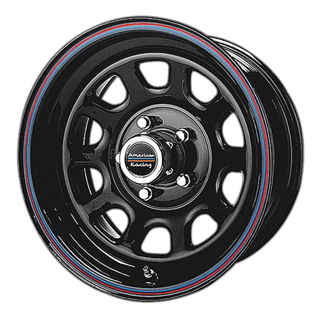 15x8 5x114.30 Black Wheel Q702