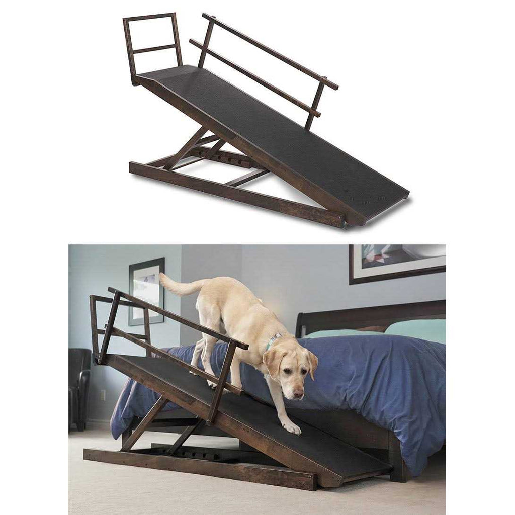 Large Adjustable Height Dog Bed Ramp V928046