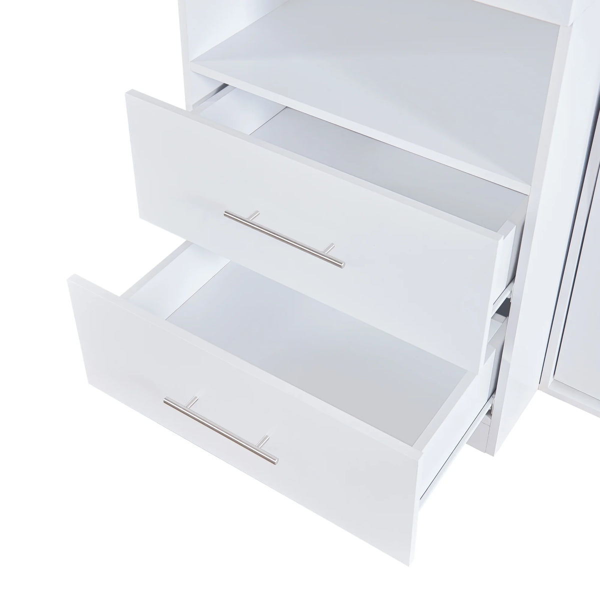 Twin Size Murphy Bed with Shelf and Drawer G38877
