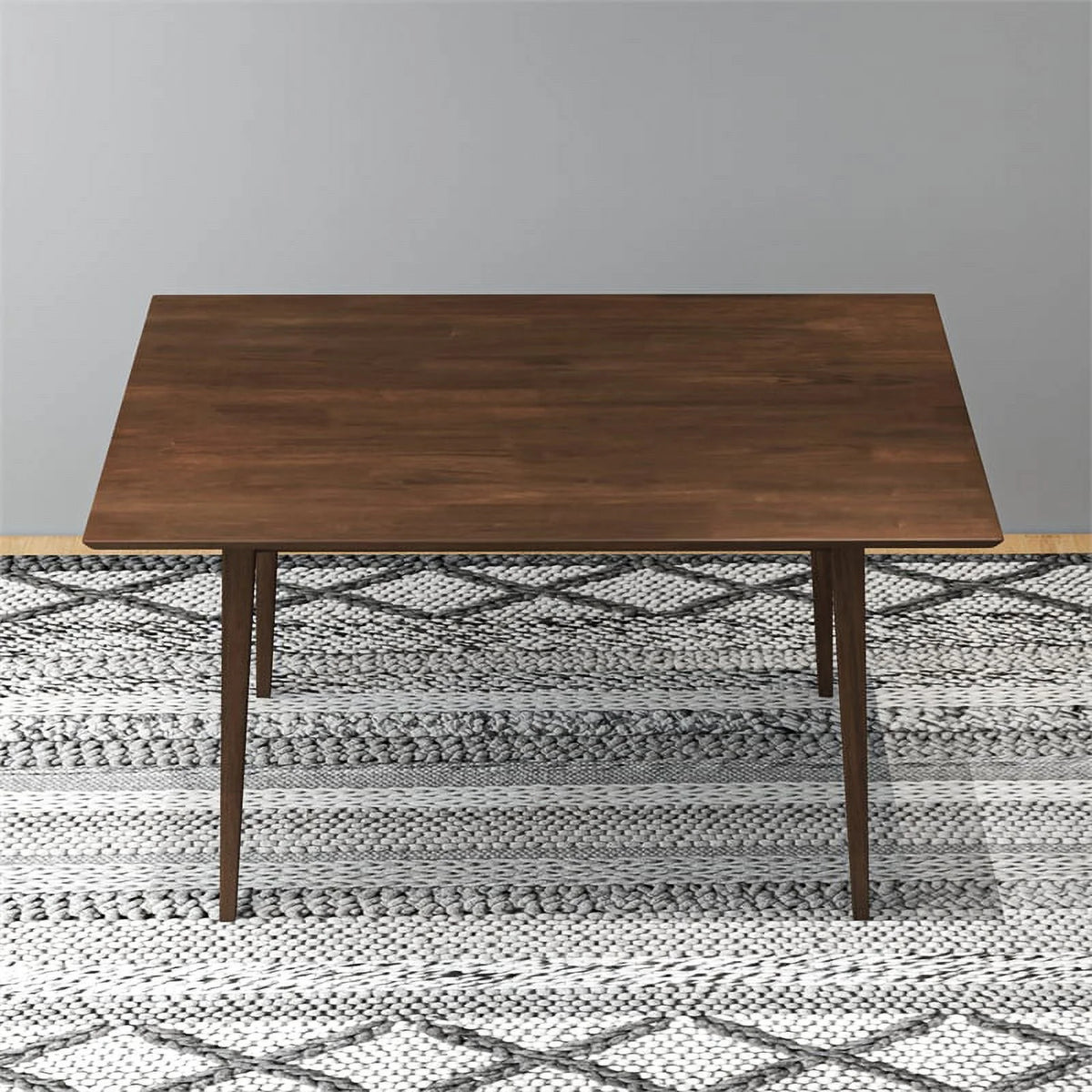 Solid Wood Walnut 47" Rectangular Dining Table I855