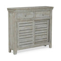 Sandblast Grey Accent Cabinet with Doors U326