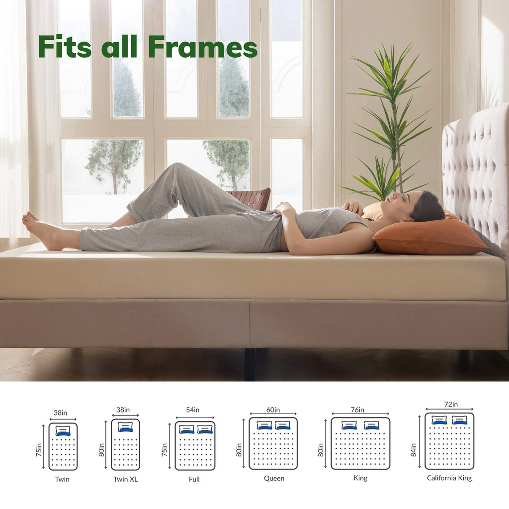 6 inch Full Size Memory Foam Mattress B625