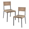 Set of 2 Contemporary Dining Chairs F88258
