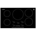 Black Built in Induction Cooktop 5 Burner L5635