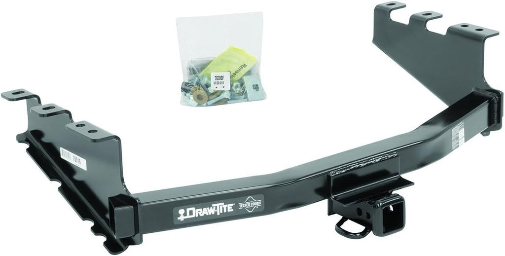 Class 4 Trailer Hitch, 2 Inch Receiver, Black S212