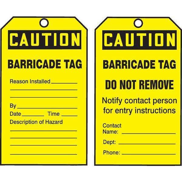 CAUTION Tag by The Roll R1692