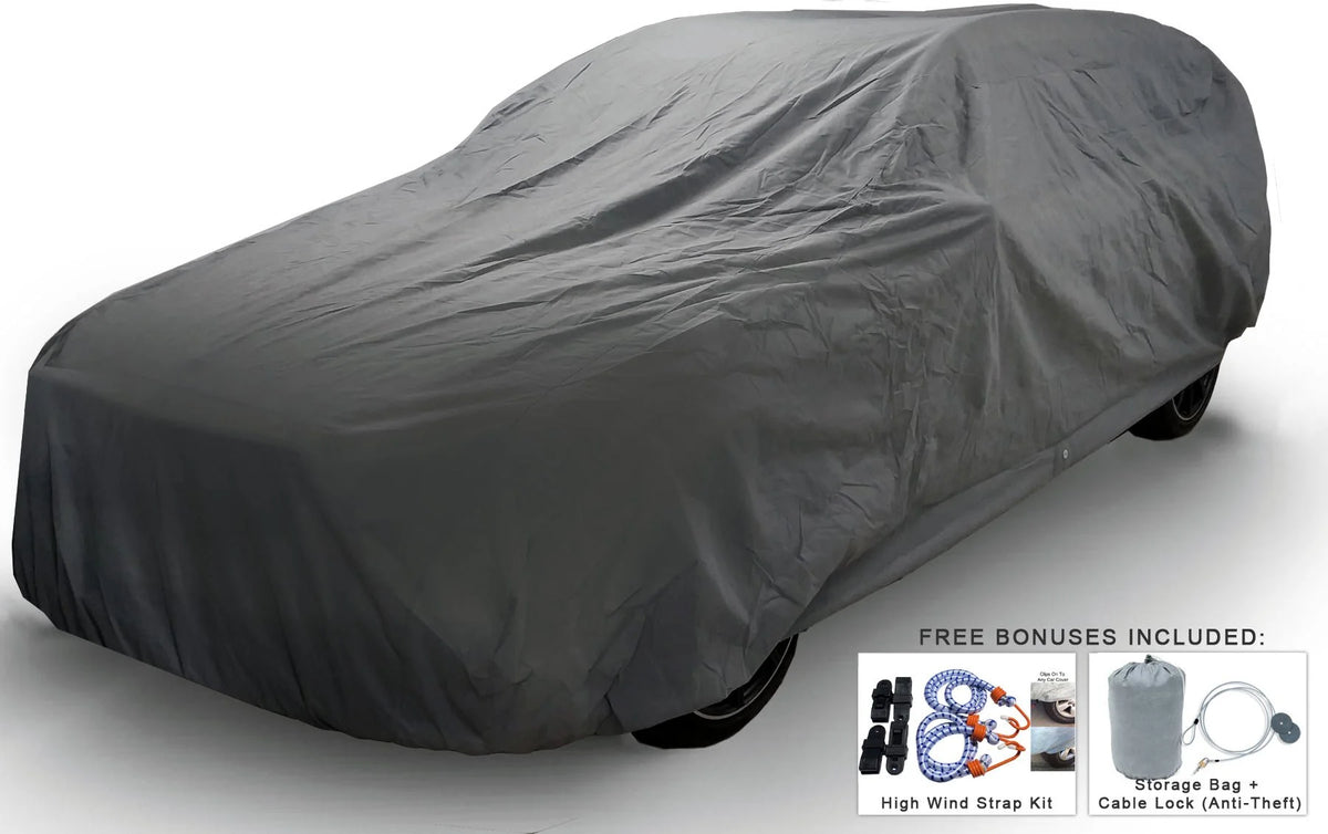 Weatherproof SUV Car Cover with Fleece Lining F9561