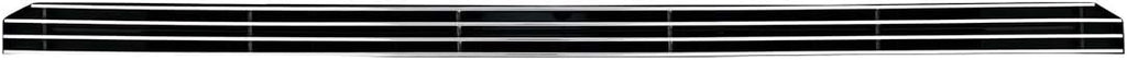 Black Billet Bumper Grille Overlay D346834