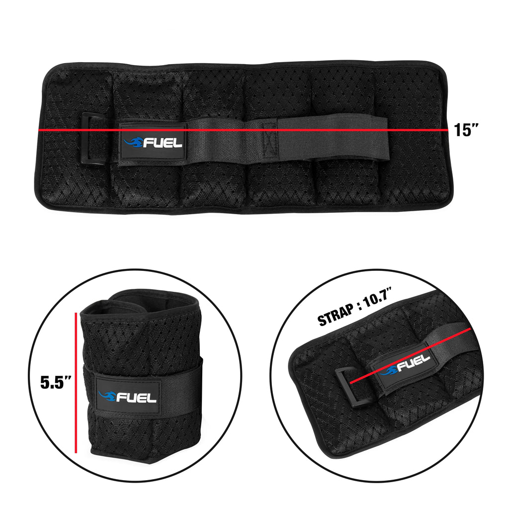 Adjustable Wrist Ankle Weights 10-Pound Pair O959