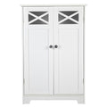 Double Door Floor Cabinet in White G27466