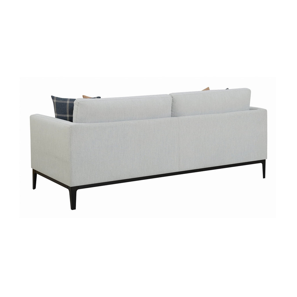 Light Gray Upholstered Fabric Sofa G803955