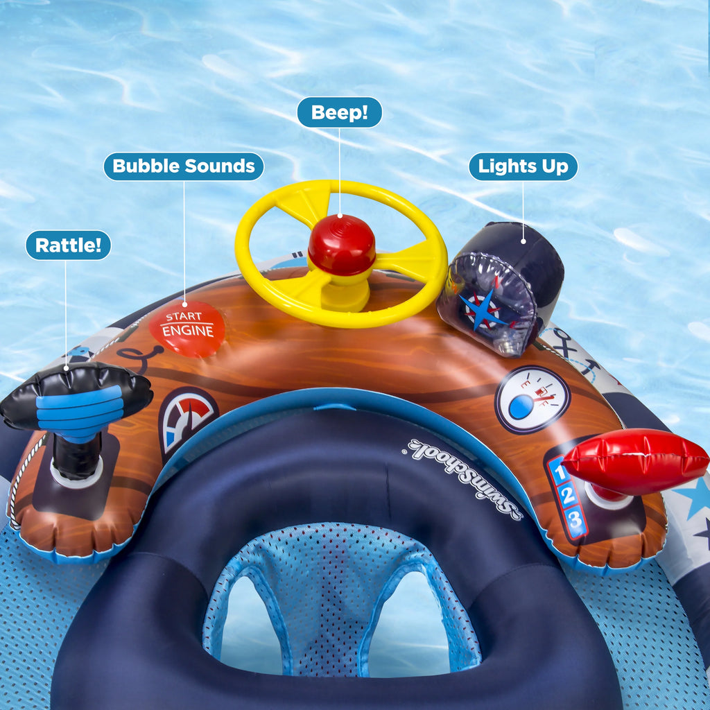 Baby Boat with Adjustable SunShade C22583
