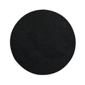 2 ft. Round Black Indoor Rug N15733