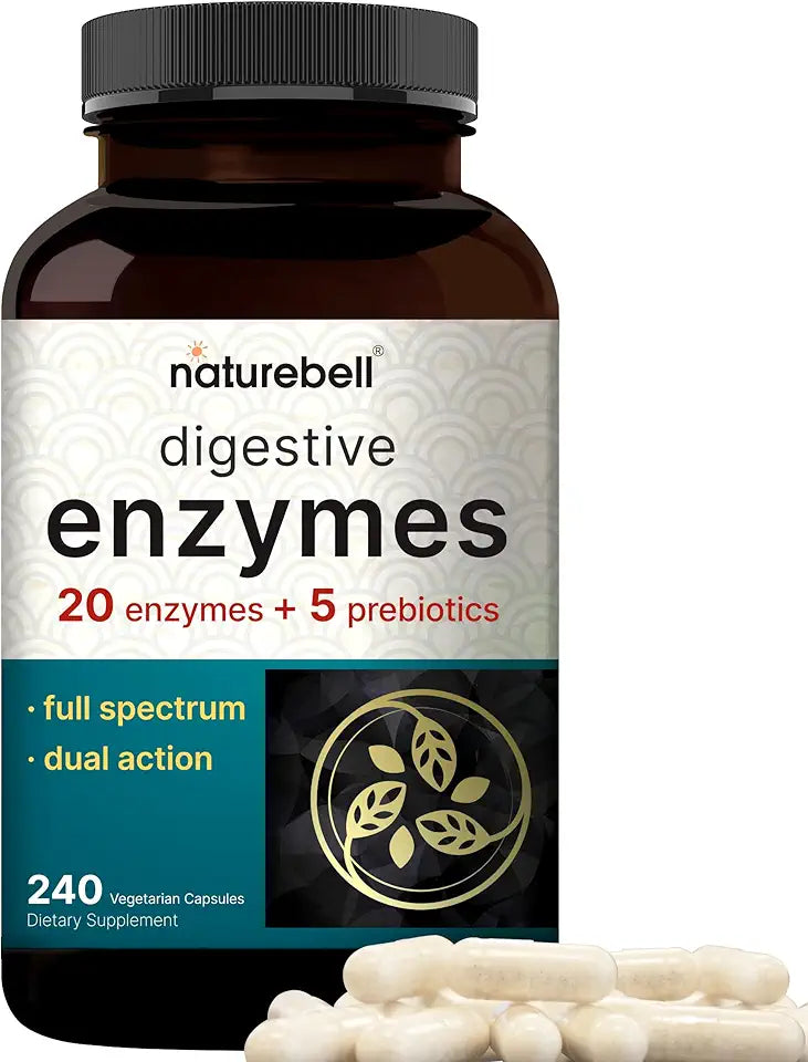 Digestive Enzymes with Probiotics and Prebiotics, 240 Veggie Capsules H463