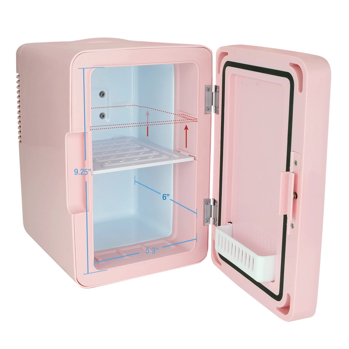 Black Mini Fridge with Glass Door Z4482