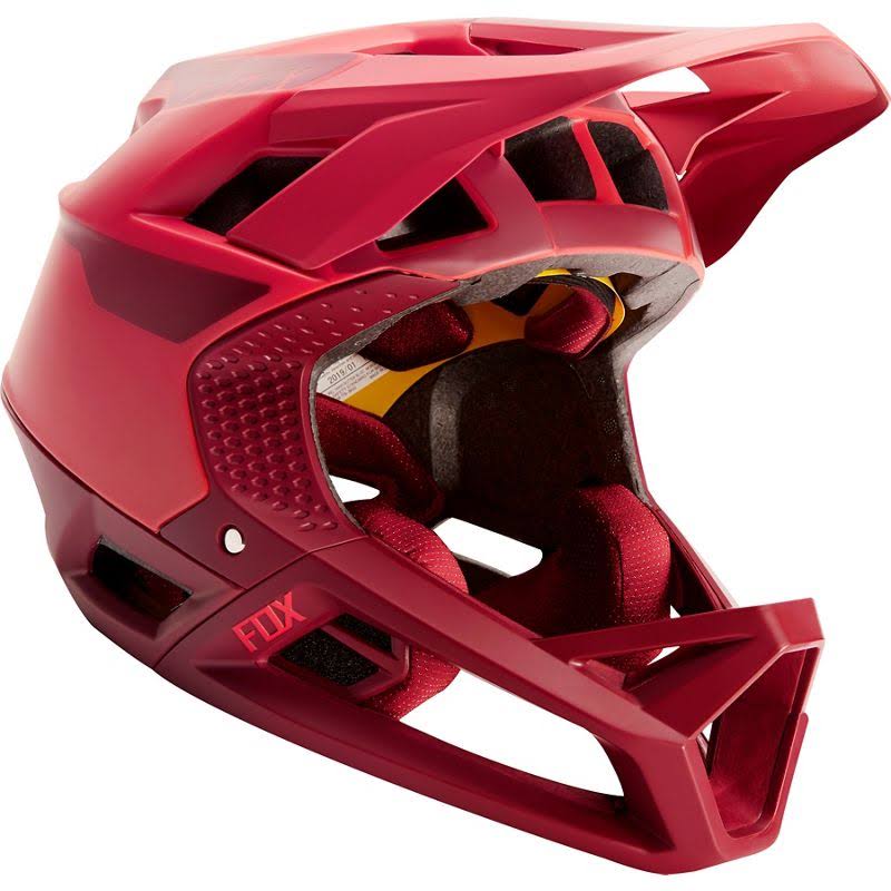Bright Red Fox Racing Proframe Helmet X6441