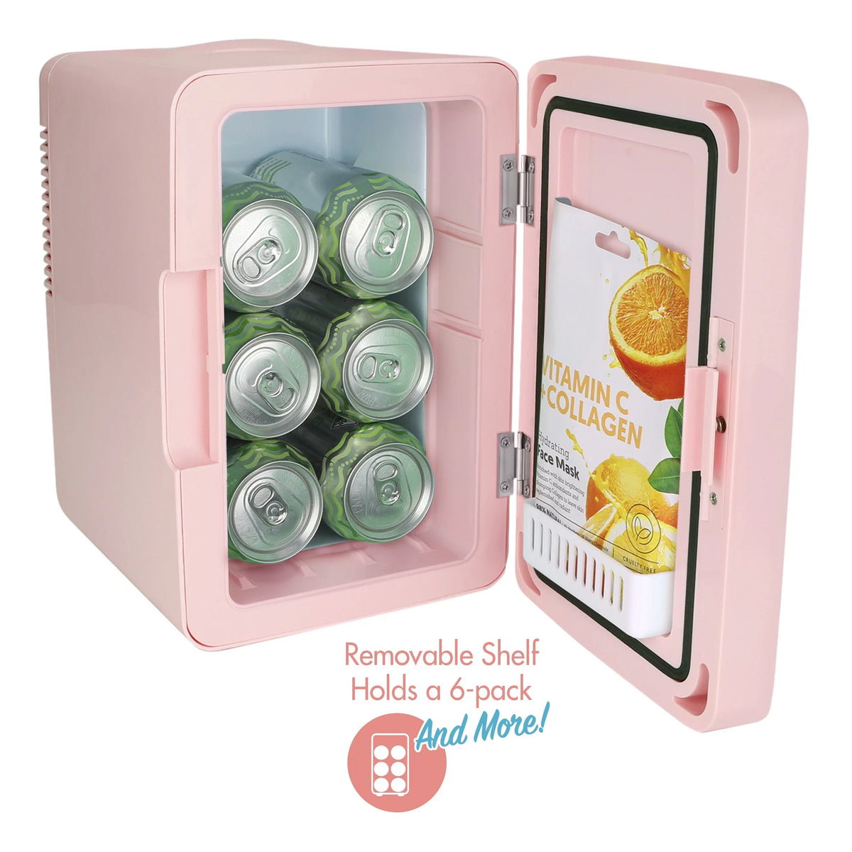 Black Mini Fridge with Glass Door Z4482