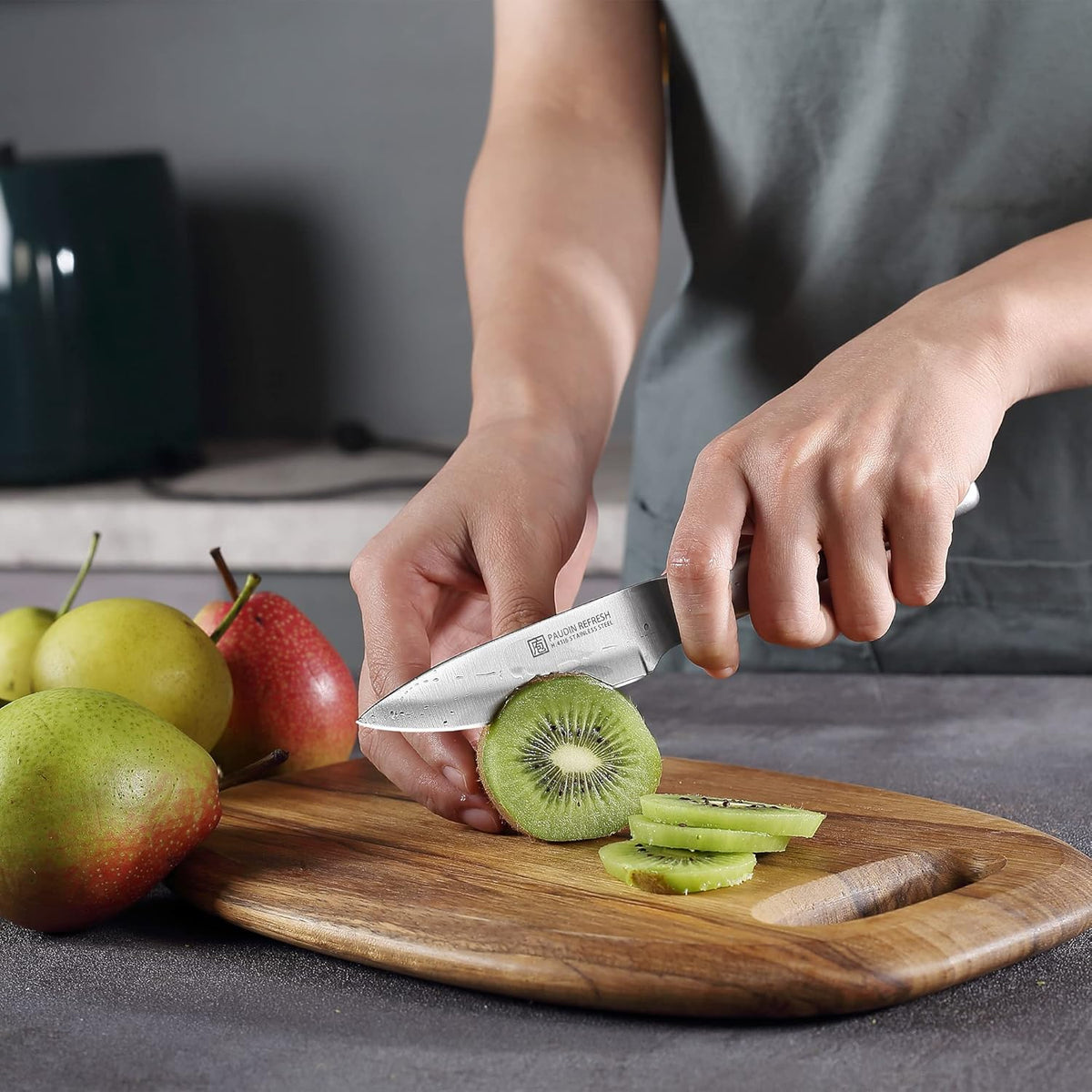5 Pc German Stainless Steel Chef Knife Set C393