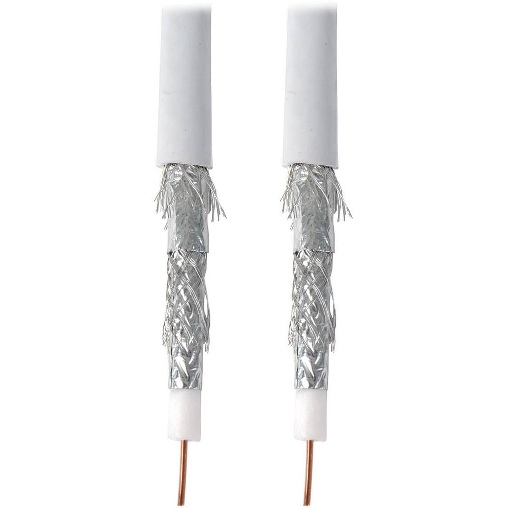 1000 ft. RG6/U Quad-Shield Coaxial Cable, White K93497