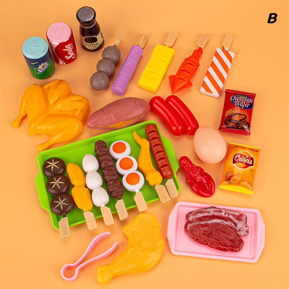 Play Food Toy Set with Cooking Utensil E954