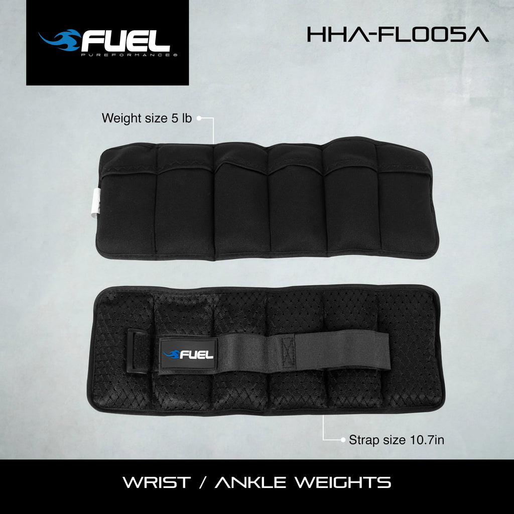 Adjustable Wrist Ankle Weights 10-Pound Pair O959
