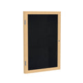 Enclosed Recycled Rubber Bulletin Board L7586