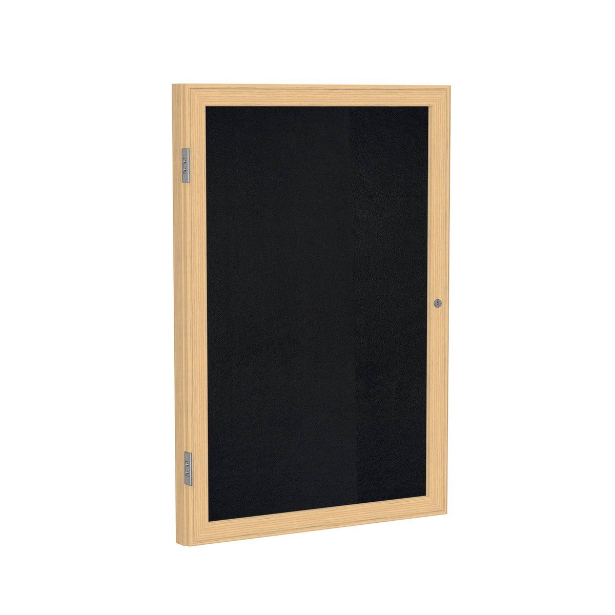 Enclosed Recycled Rubber Bulletin Board L7586