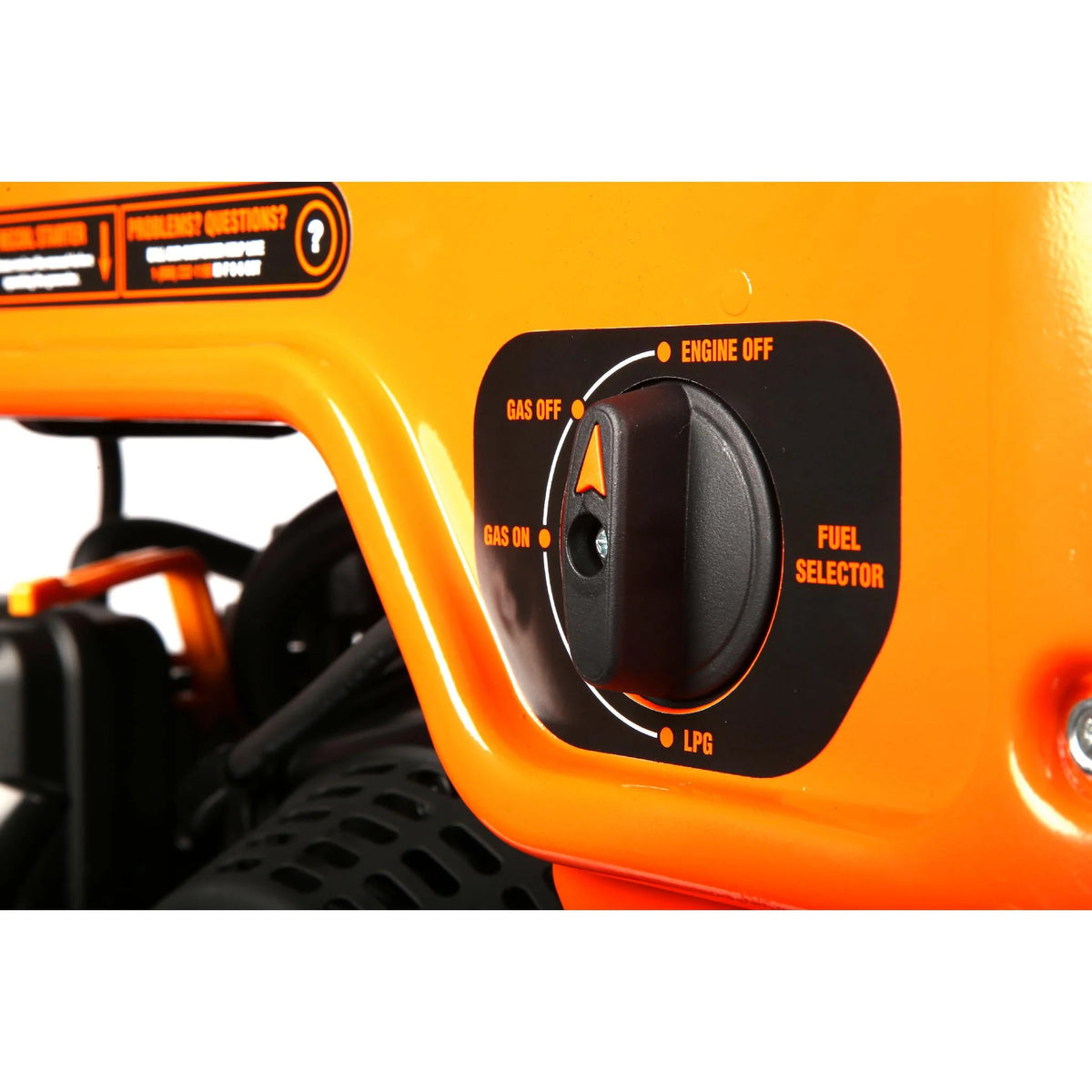 4500-Watt Dual Fuel Open Frame Inverter Generator with Electric Start B995268