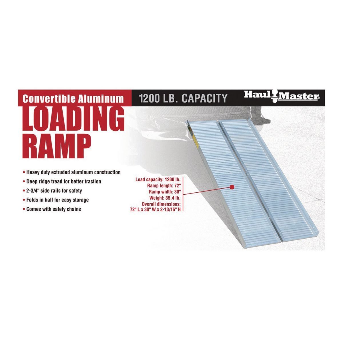 1200 lb. Capacity Aluminum Loading Ramp N472