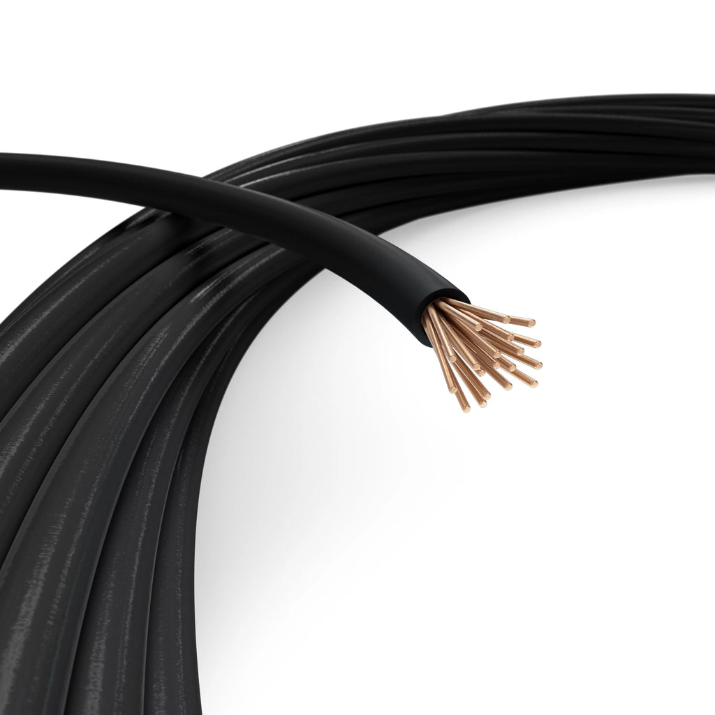 50 Feet 12 AWG Insulated Stranded Copper THHN THWN Wire Black P2130