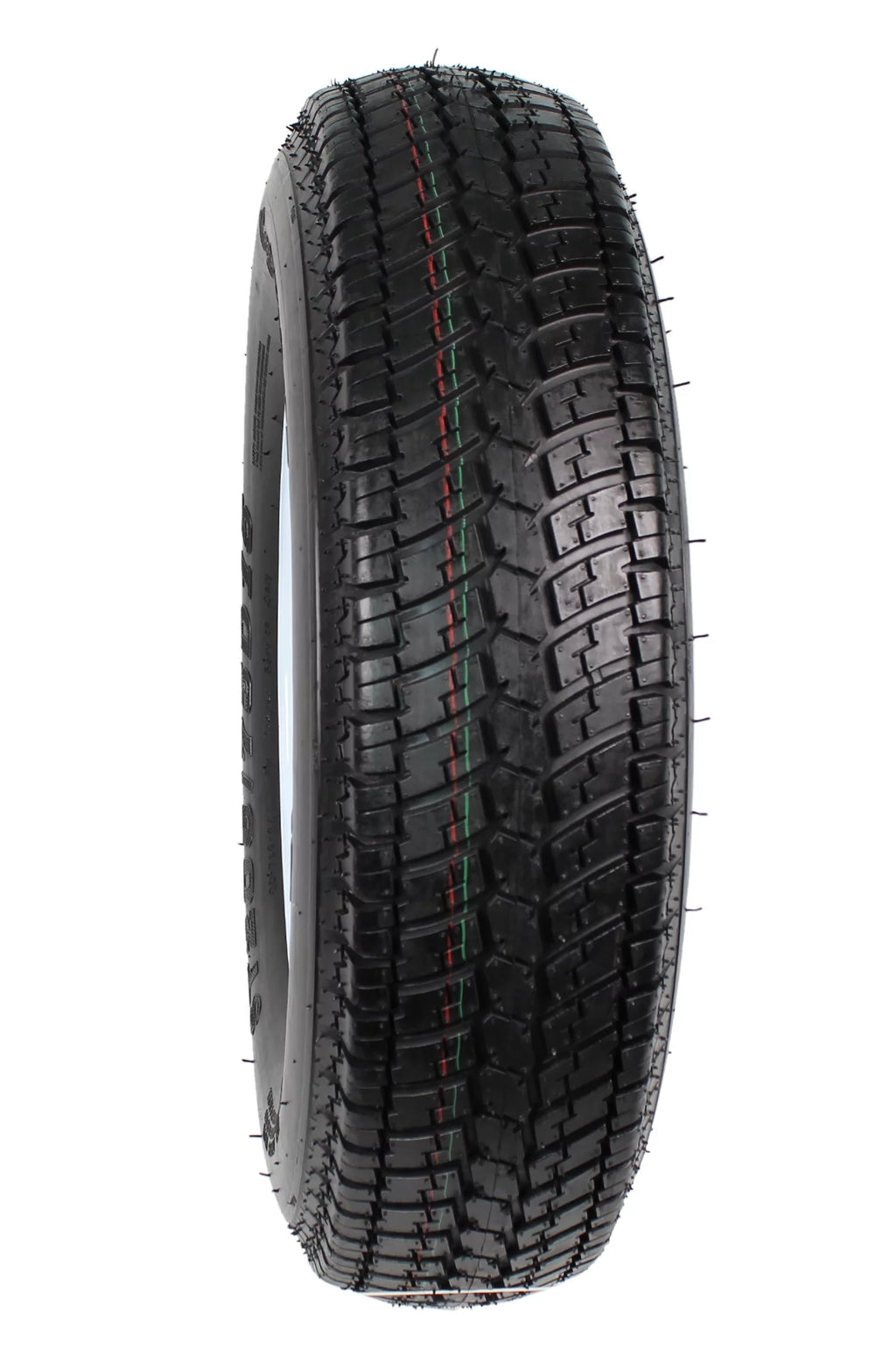 2-Pk Trailer Tire On Rim ST205/75D15 LRC 5 Hole White Spoke Wheel B6300