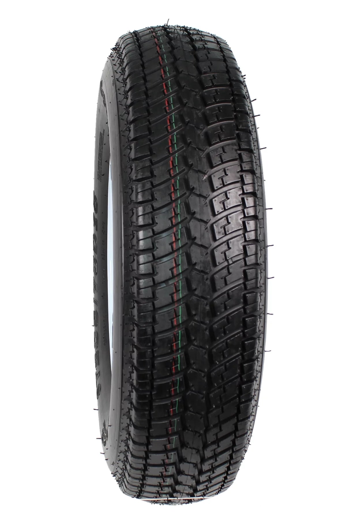 2-Pk Trailer Tire On Rim ST205/75D15 LRC 5 Hole White Spoke Wheel B6300