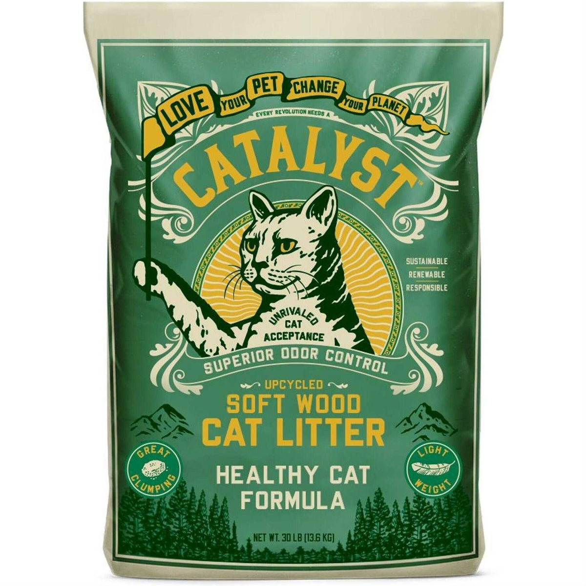 Cat Litter Soft Wood T6148