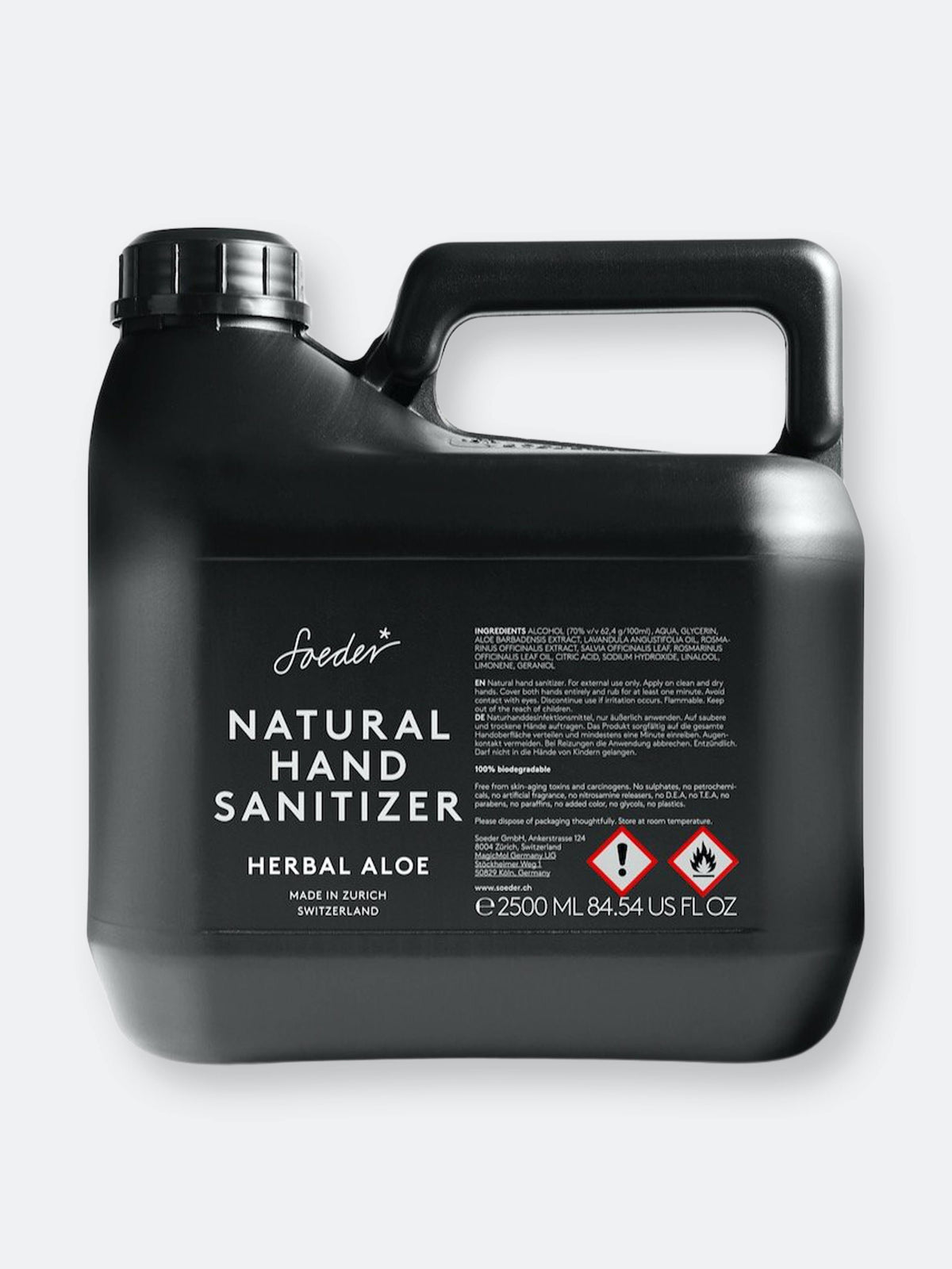 Natural Hand Sanitizer Refill - Herbal Aloe - 2,500 ml X4239