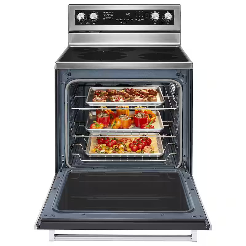 6.4 cu. ft. Electric Range with Self-Cleaning Convection Oven in Stainless Steel N67669