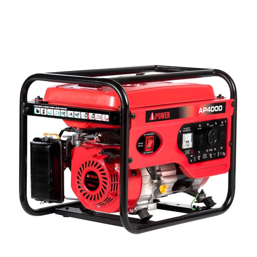 4000W Gasoline Generator with Wheel Kit V82276