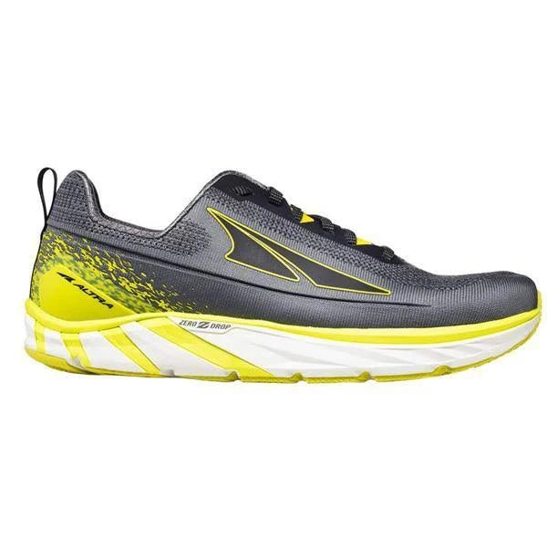 Men's Torin 4 Plush 15 Gray Lime Running Shoes D21058