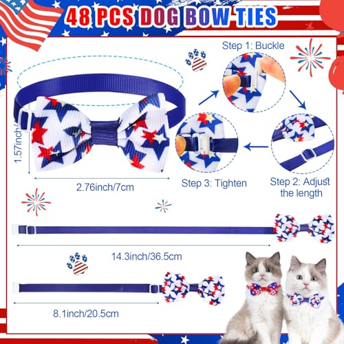 Adjustable Plaid Striped Dog Bandanas W813457