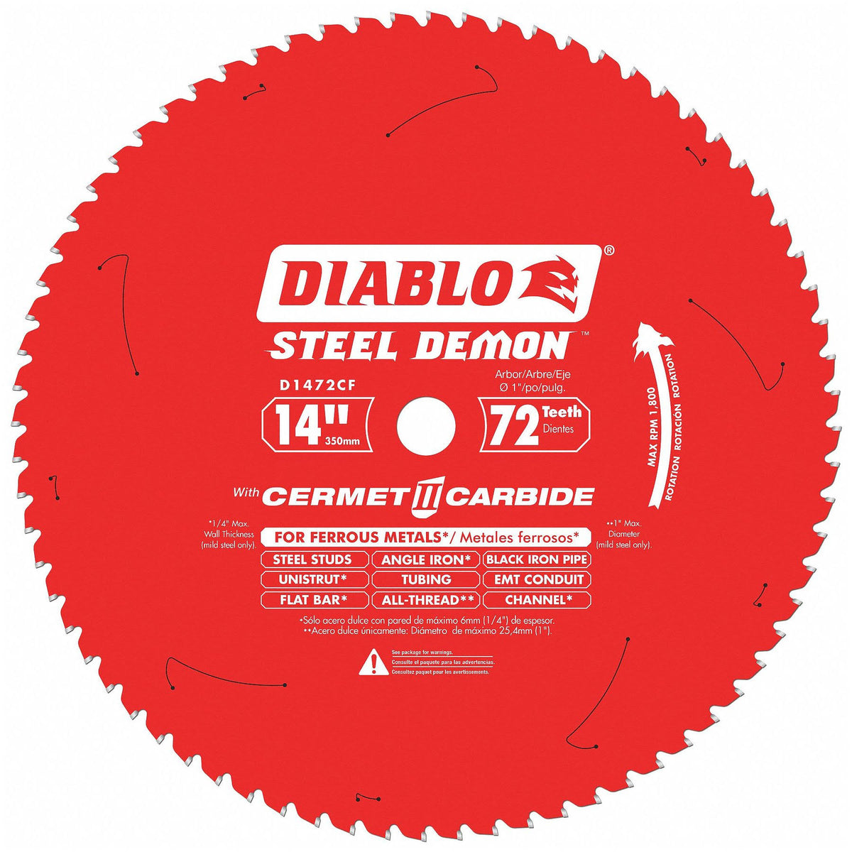 14 inch 72-Teeth Circular Saw Blade Q4970