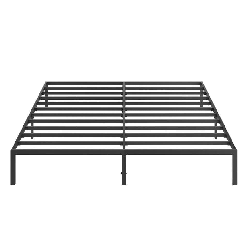 Black Metal Platform Bed Frame J326