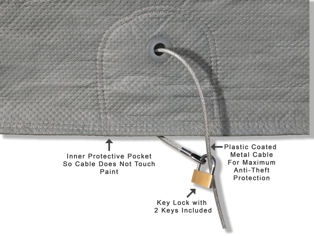 Weatherproof SUV Car Cover with Fleece Lining F9561