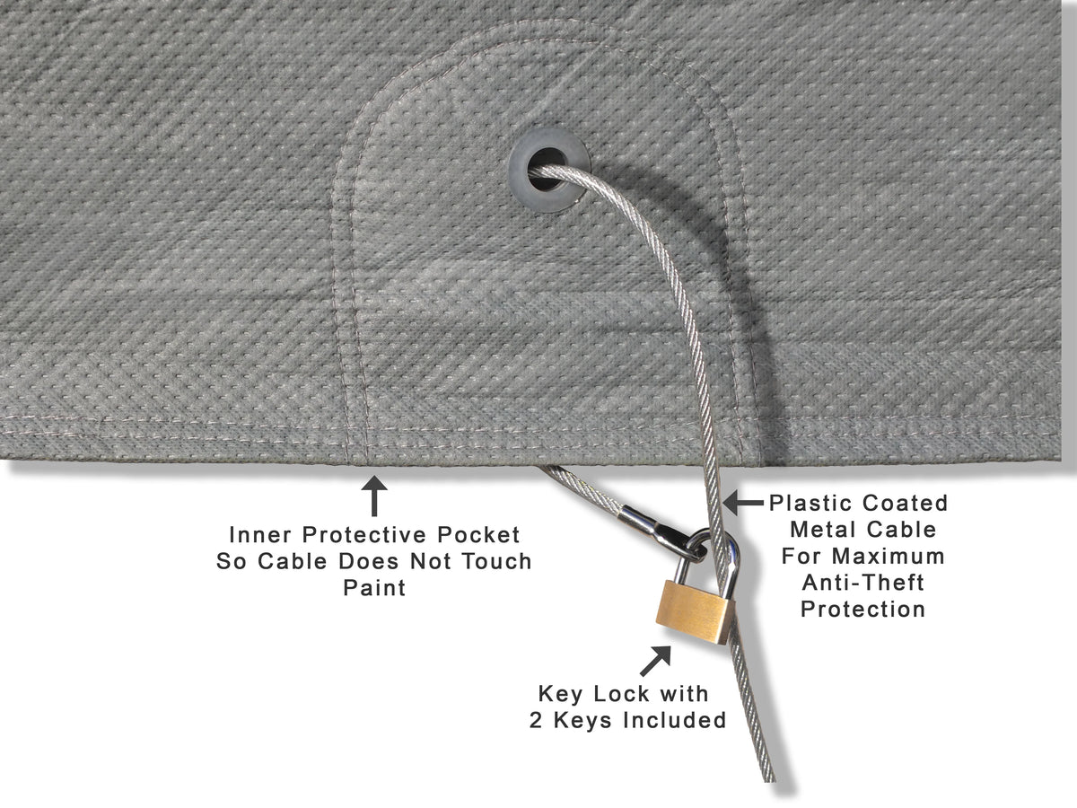 Weatherproof SUV Car Cover with Fleece Lining F9561
